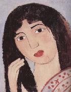 Marie Laurencin Portrait of younger girl oil